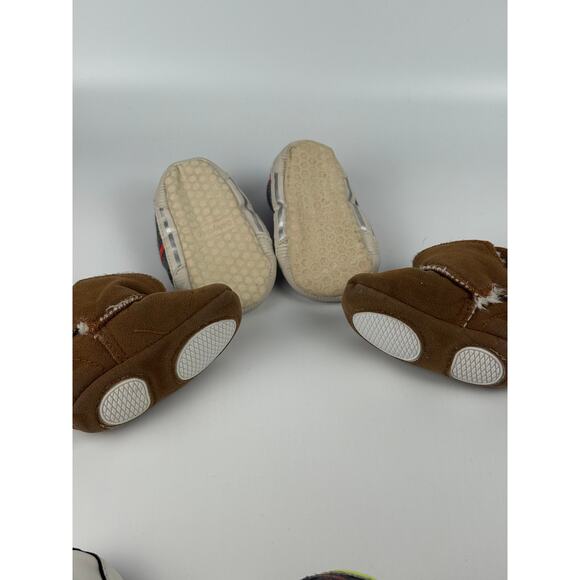 Tennessee Volunteers & Skechers Baby Soft Sole Crib Shoes Sz 12M Black Set Of 6 - Picture 3 of 5